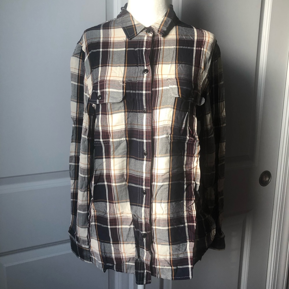 Madewell Plaid Button Down Shirt